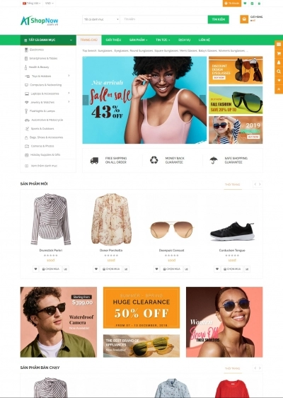 Website Shop bán hàng Bigsale B004