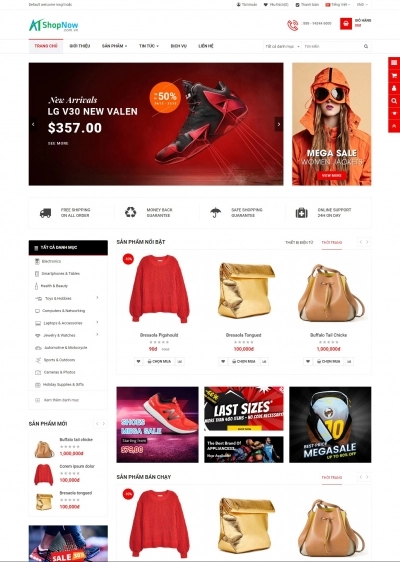 Website Shop bán hàng Bigsale B005