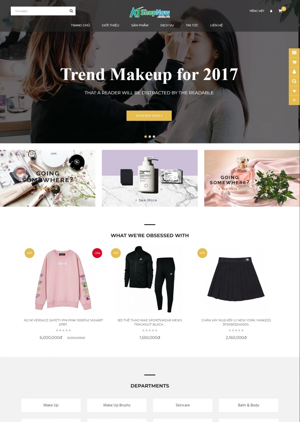 Website Shop bán hàng thời trang R012