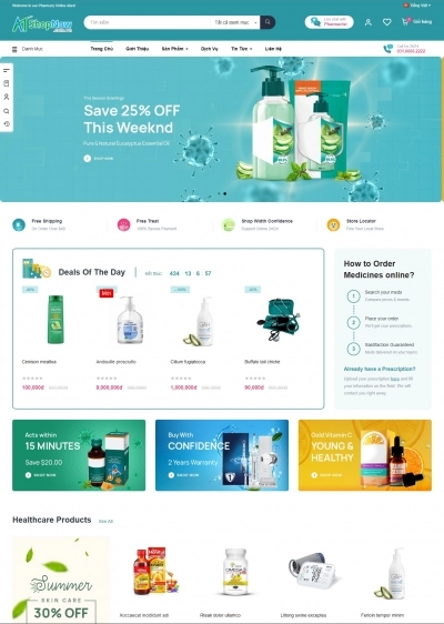 Website Shop Mallon M002