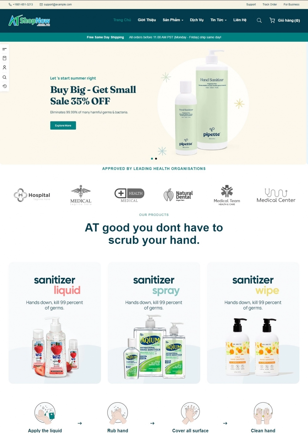 Website Shop Mallon M003