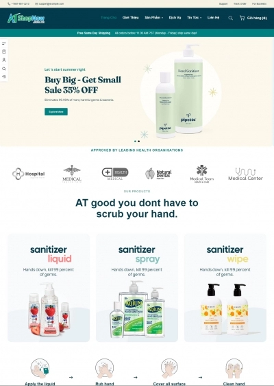 Website Shop Mallon M003