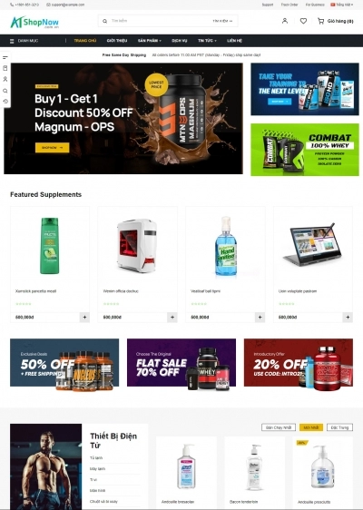 Website Shop Mallon M004