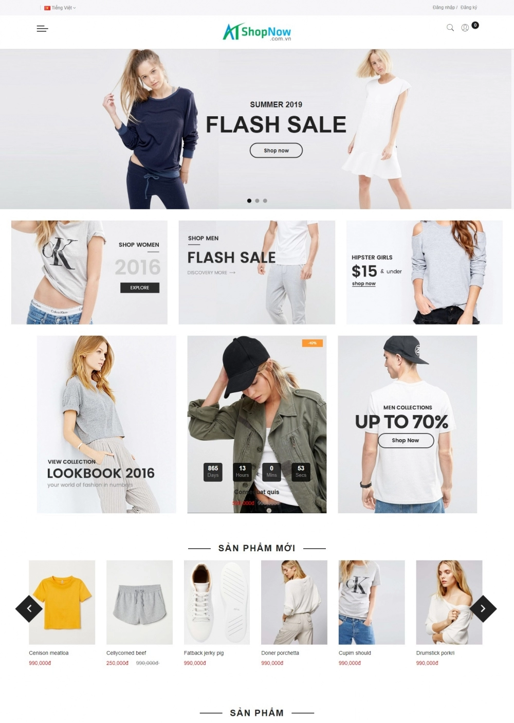 Website Shop thời trang Claue C005