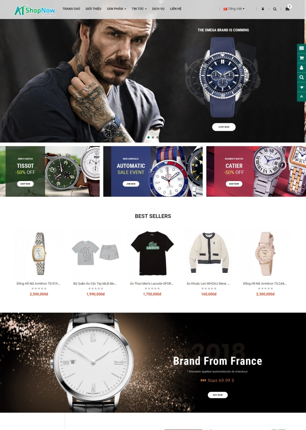 Website Shop Thời trang eMarket 014