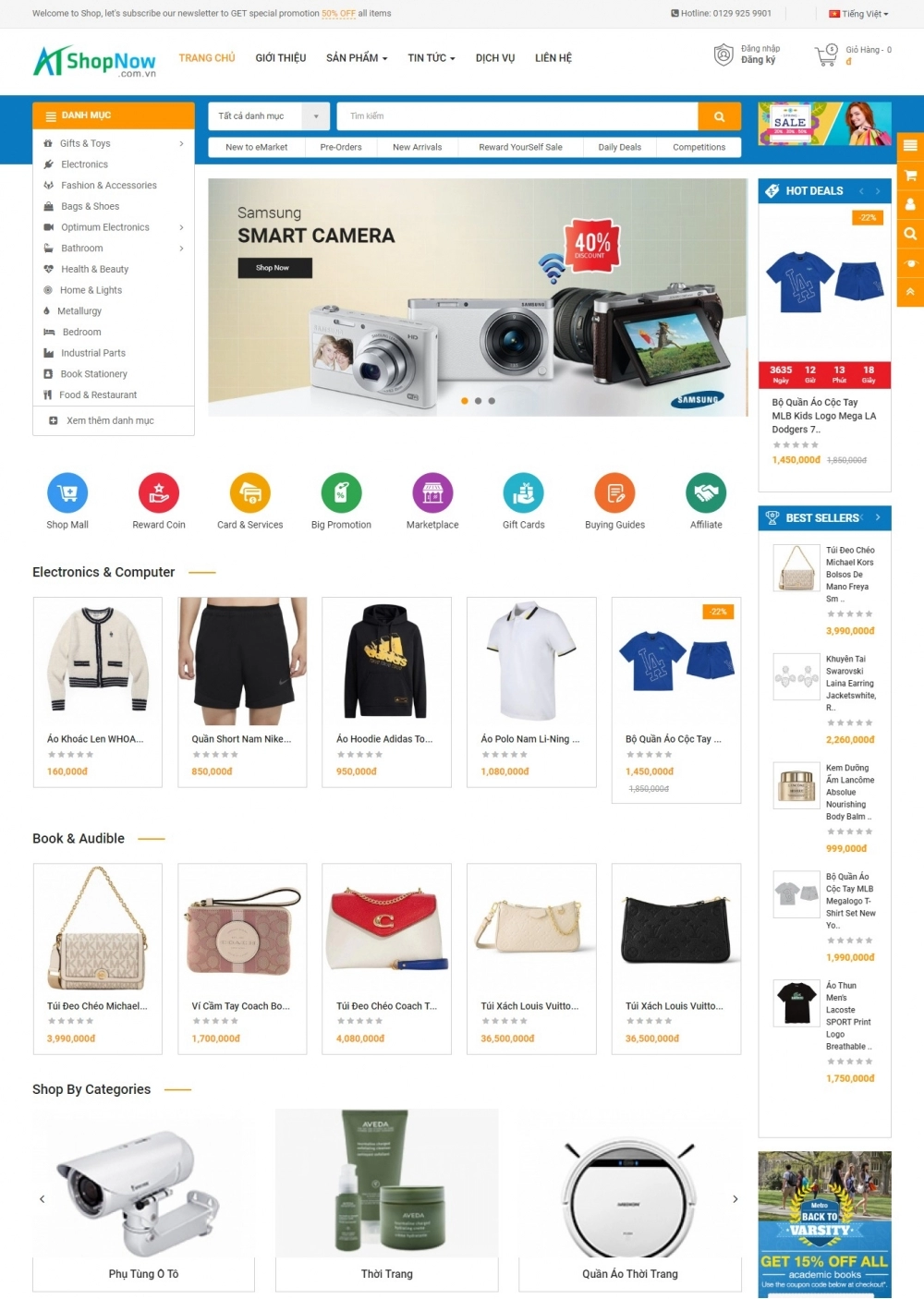 Website Shop Thời trang eMarket 016