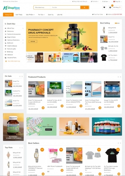 Website Shop Thời trang eMarket 024