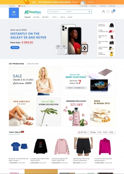 Website Shop Thời trang eMarket 028