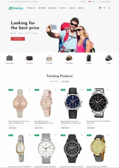 Website Shop Thời trang eMarket 029