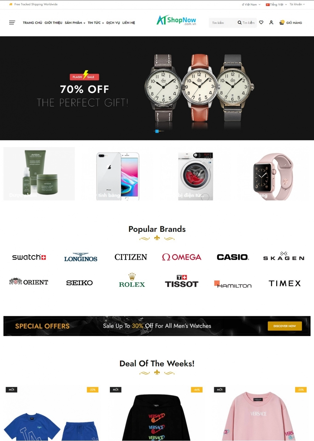 Website Shop Thời trang eMarket 031