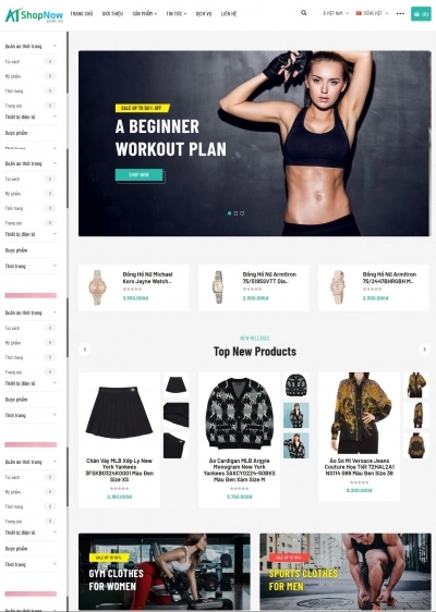 Website Shop Thời trang eMarket 034