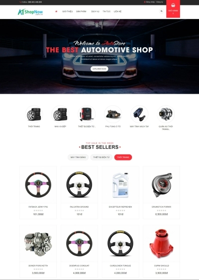 Website Shop bán hàng Monota MN005