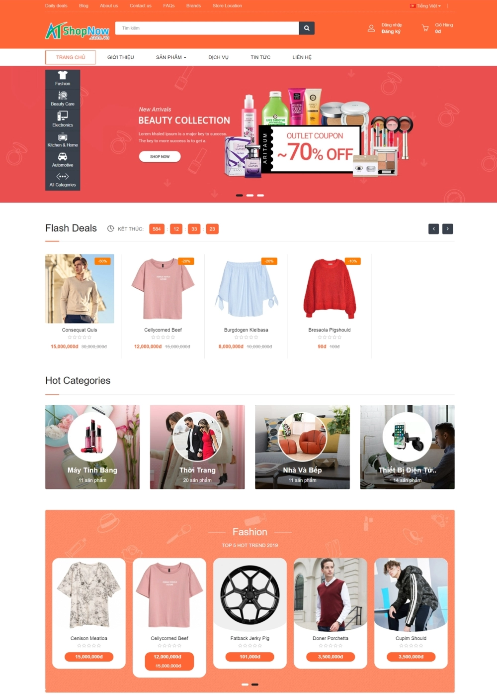 Website Shop bán hàng Superstore SS001