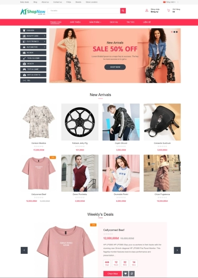 Website Shop bán hàng Superstore SS002